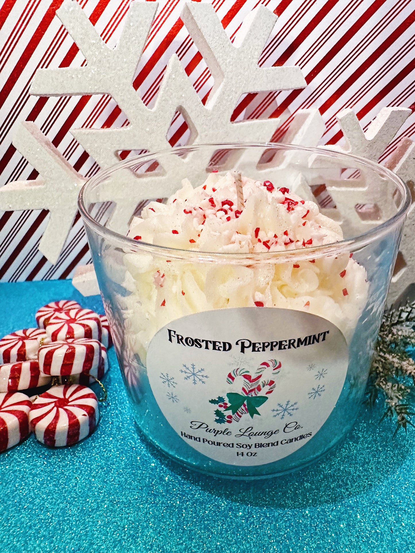 Frosted peppermint ￼